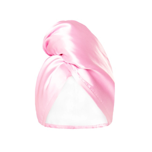 GLOV – Turban-Handtuch aus doppelseitigem Satin – Rosa