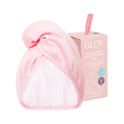 GLOV - Turbantuch aus Satin und Stoff - Rosa