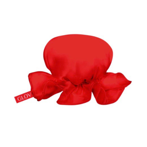 GLOV – Mini-Anti-Frizz-Satin-Turban – Rot