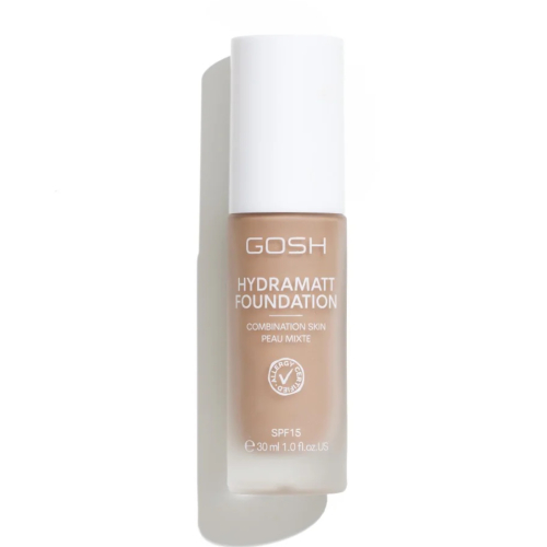 Gosh - Feuchtigkeitsspendende Foundation Hydramatt SPF15 - 012N: Medium Dark