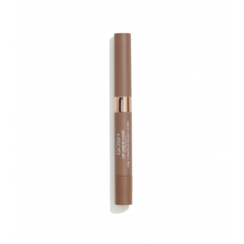 Gosh – 2-in-1-Lippenstift Lip Line'n Coat - 004: Caramel Toffee