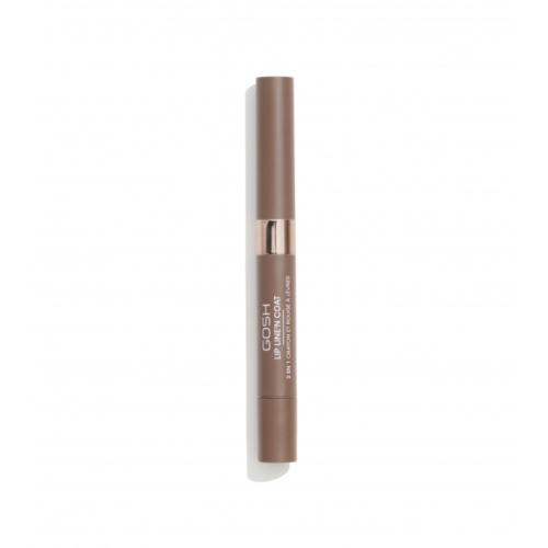 Gosh – 2-in-1-Lippenstift Lip Line'n Coat - 005: Brown Sugar
