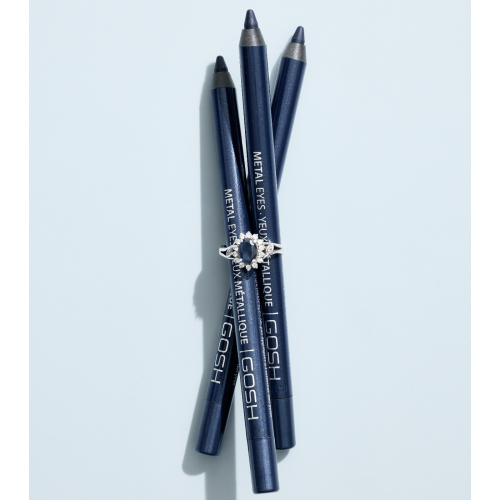 Gosh - Metal Eyes Eye Liner Waterproof - 008: Sapphire Night