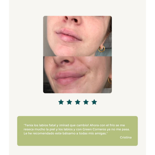 Green Cornerss - Reparierender Lippenbalsam mit Avocado