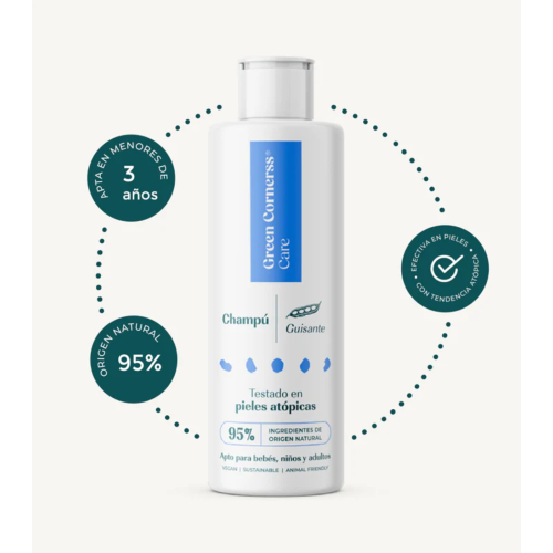 Green Cornerss - Erbsenshampoo - Empfindliche Kopfhaut