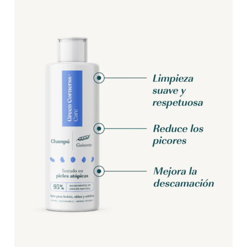 Green Cornerss - Erbsenshampoo - Empfindliche Kopfhaut