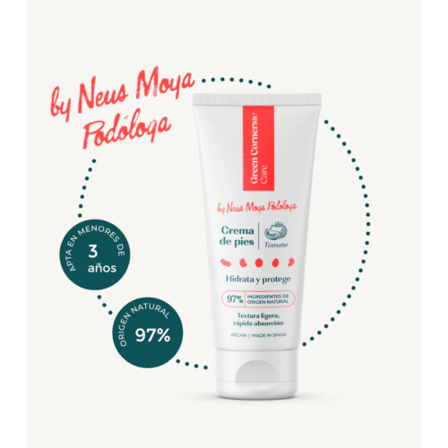 Green Cornerss - Feuchtigkeitsspendende Fußcreme mit Tomate