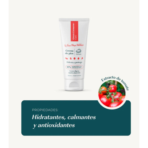 Green Cornerss - Feuchtigkeitsspendende Fußcreme mit Tomate