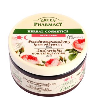 Green Pharmacy - Anti-Falten-Creme für Mischhaut - Pink