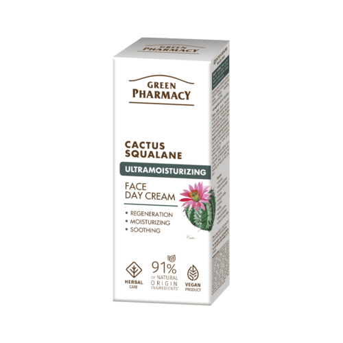 Green Pharmacy - Ultra-feuchtigkeitsspendende Tagescreme - Kaktus + Squalan