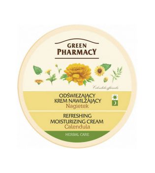Green Pharmacy - Erfrischende und feuchtigkeitsspendende Creme für trockene Haut - Calendula