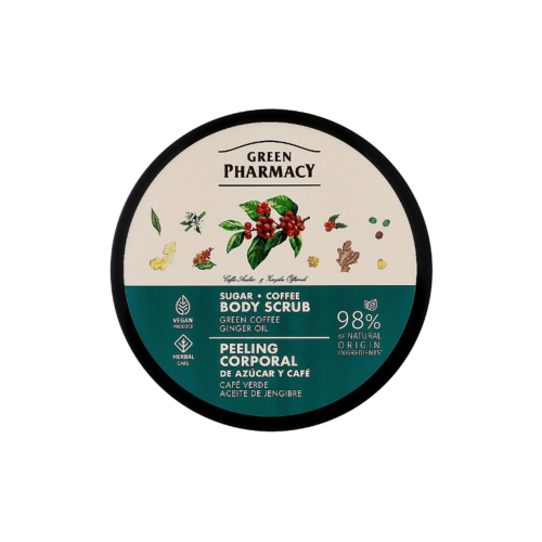 Green Pharmacy - Körperpeeling - Grüner Kaffee und Ingweröl