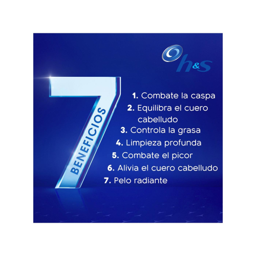 H&S – Anti-Schuppen-Shampoo 7 in 1 Benefits 500 ml – Sturzprävention