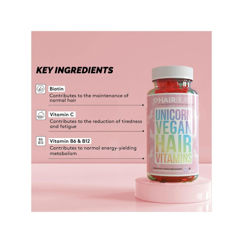 Hairburst – Kaubare vegane Haarvitamine Unicorn