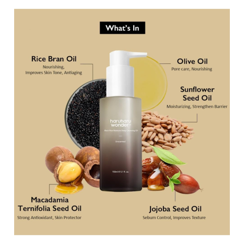 Haruharu Wonder - Reinigungsöl Black Rice Deep