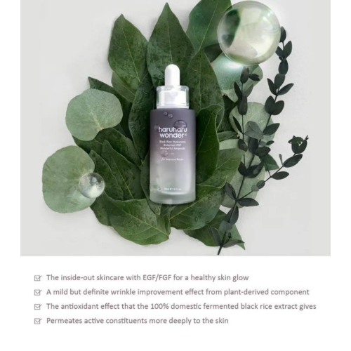 Haruharu Wonder - Gesichtsampulle Black Rice Hyaluronic Botanical 2GF