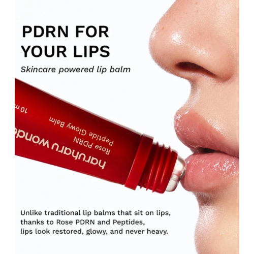 Haruharu Wonder - Lippenbalsam Rose PDRN Peptide Glowy - Clear Glossy