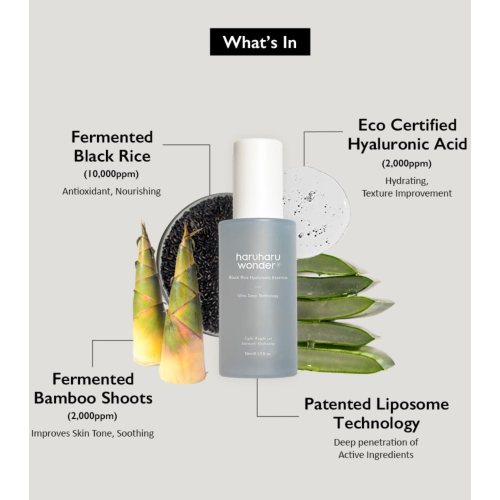 Haruharu Wonder - Gesichtsnebel Black Rice Hyaluronic Essence