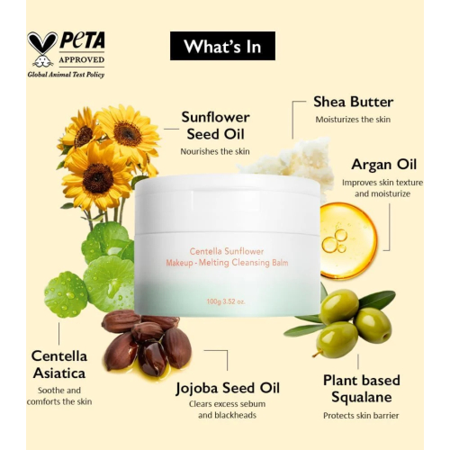 Haruharu Wonder – *Centella* – Reinigungsbalsam Centella Sunflower