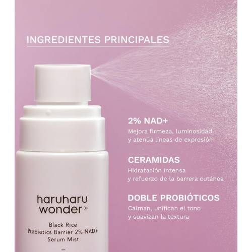 Haruharu Wonder - Serum in Sprayform Black Rice Probiotics Barrier 2% NAD+