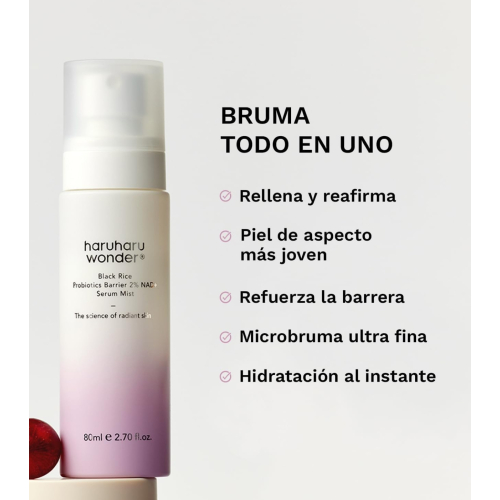 Haruharu Wonder - Serum in Sprayform Black Rice Probiotics Barrier 2% NAD+