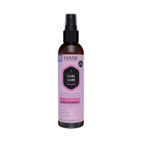 Hask - 5 in 1 Leave-In Spray Curl Care - Kokosöl, Arganöl und Vitamin E.