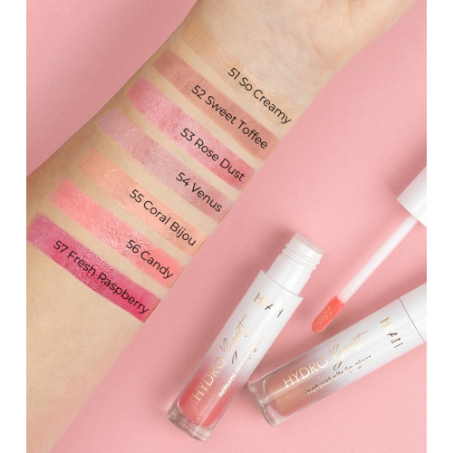 Hean – Lipgloss mit natürlichen Ölen HYDRO Boost - 53: Rose Dust