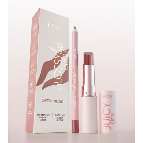 Hean - Set de labios Glossy Lip Duo - Latte Nude