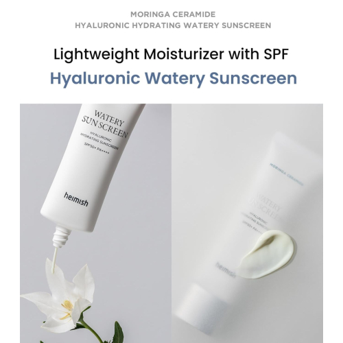 Heimish - *Moringa Ceramide* - Gesichtssonnenschutz Watery Sunscreen SPF50+ PA++++