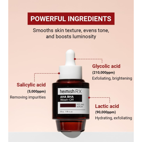 Heimish – *Heimish RX* – AHA BHA Gesichtspeelingserum – Akne-Haut