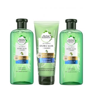 Herbal Essences - *Bio Renew* – Packung stärkt und spendet Feuchtigkeit – 2 Shampoos + Pflege