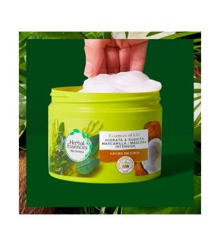 Herbal Essences - *Bio Renew*  – Feuchtigkeitspackung mit Kokosmilch – Shampoo + Spülung + Öl