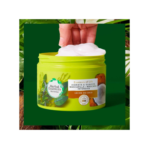Herbal Essences - *Bio Renew*  – Feuchtigkeitspackung mit Kokosmilch – Shampoo + Spülung + Öl