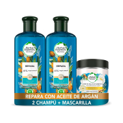 Herbal Essences - Reparaturpackung mit Arganöl - Shampoo + Conditioner