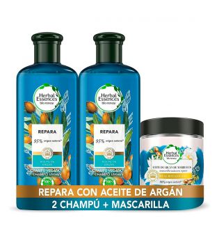 Herbal Essences - Reparaturpackung mit Arganöl - Shampoo + Conditioner