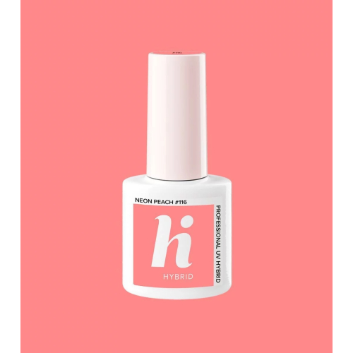Hi Hybrid - Semi-permanenter Nagellack - 116: Neon Peach