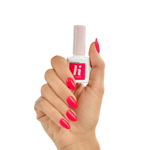 Hi Hybrid - Semi-permanenter Nagellack - 233: Neon Red