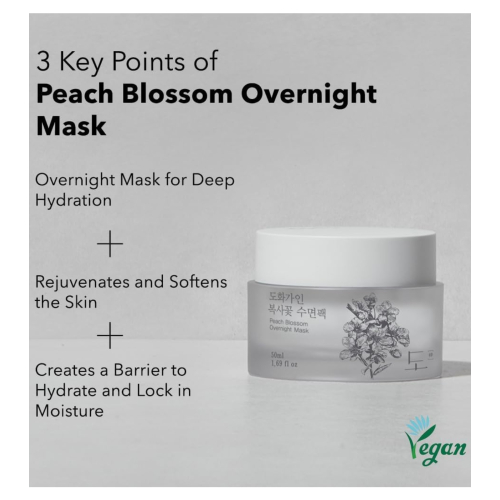 House of Dohwa - Pflegende Gesichtsmaske Peach Blossom Overnight Mask