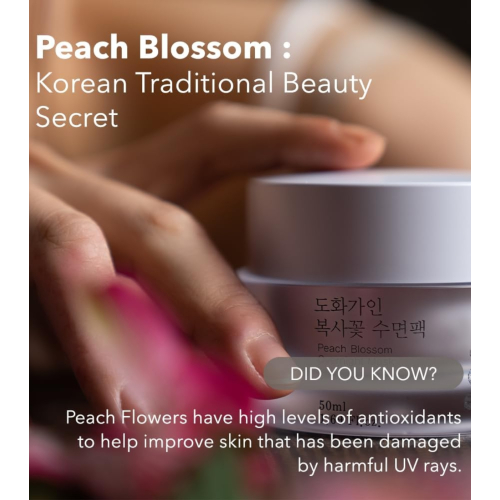 House of Dohwa - Pflegende Gesichtsmaske Peach Blossom Overnight Mask