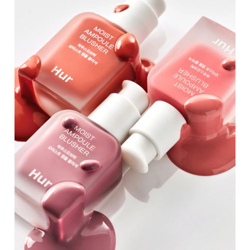 House of HUR - Rouge Moist Ampoule Blusher - 03: Rose Brown