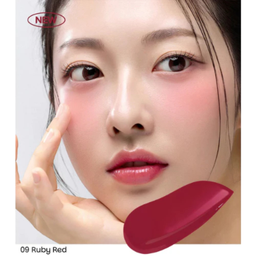 House of HUR - Rouge Moist Ampoule Blusher - 09: Ruby Red