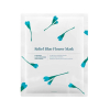 Hyggee - Zellulose-Gesichtsmaske mit Aloe Vera und Allantoin Relief Blue Flower
