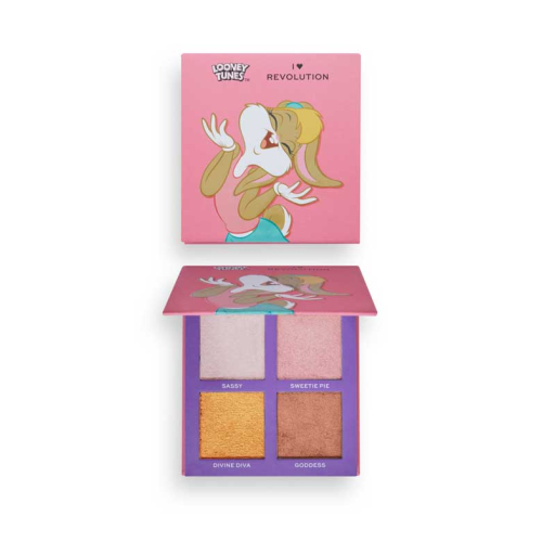 I Heart Revolution - *Looney Tunes* - Mini-Highlighter-Palette