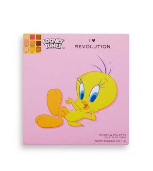 I Heart Revolution – *Looney Tunes* – Mini-Lidschatten-Palette – Tweety Bird