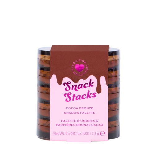 I Heart Revolution - Lidschattenpalette Snack Stacks - Cocoa Bronze
