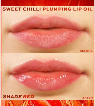 I Heart Revolution – *Sweet Chilli* – Volumengebendes Lippenöl – Red