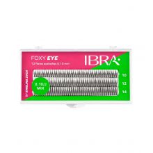 Ibra – Einzelne falsche Wimpern Foxy Eye 0.10 J  – Größenmischung