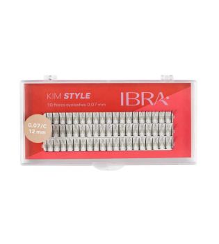 Ibra - Einzelne falsche Wimpern Kim Style 0.07 C - 12mm