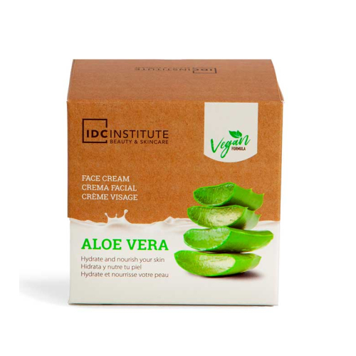 IDC Institute  – Feuchtigkeitsspendende Gesichtscreme Vegan Formula  – Aloe Vera