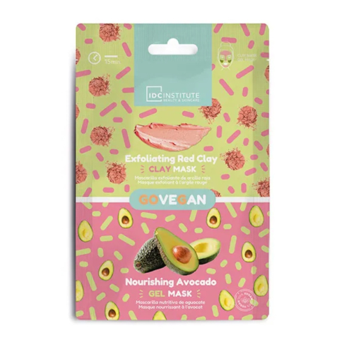 IDC Institute - *GoVegan* - 2-in-1-Gesichtsmaske - Peelend und pflegend